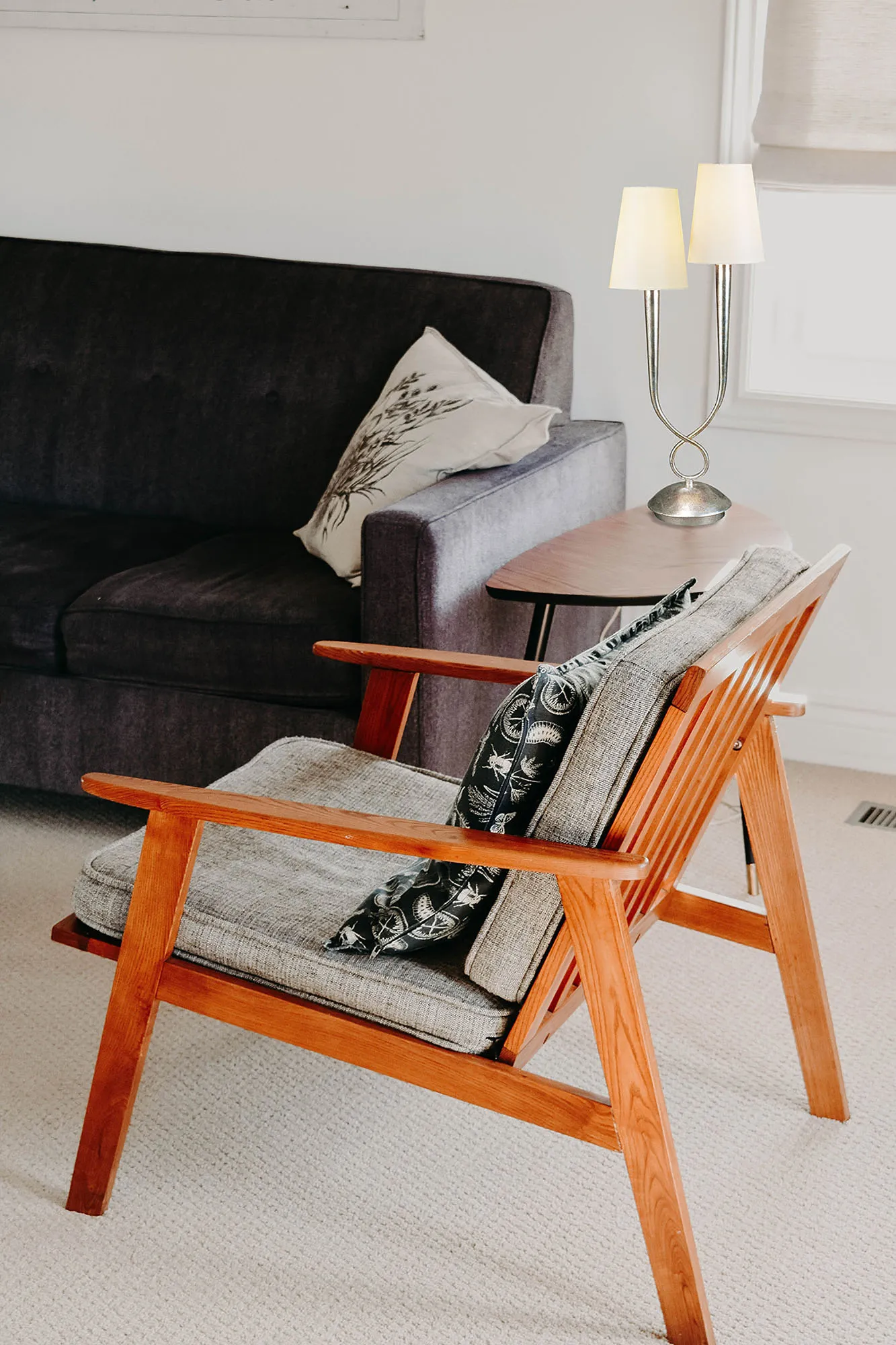 Paola Silver-Black Table Lamps Mantra Shaded Table Lamps